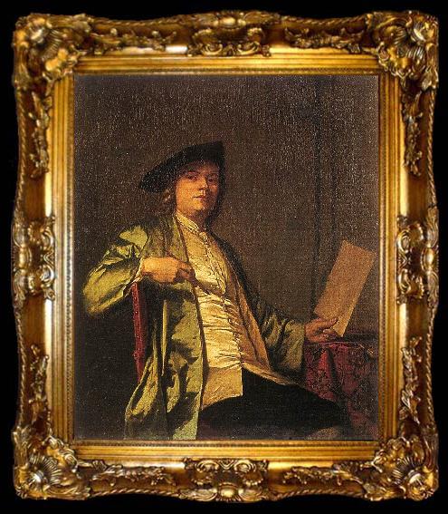 framed  MIJN, George van der Cornelis Ploos van Amstel dfgh, ta009-2